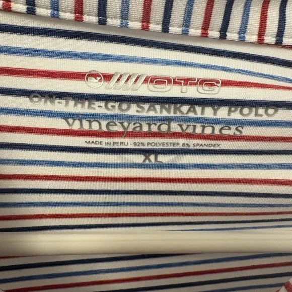 Vineyard Vines Multicolor Striped Polo - Picture 6 of 8